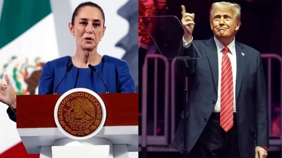 Sheinbaum dice que México "no es colonia de ningún país" frente a mapa publicado por Trump