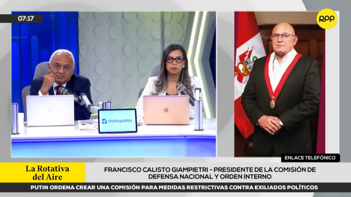 Evidencia de Francisco Calisto Giampietri dice que eventual aprobación de facultades no debe ser considerada un cheque en blanco