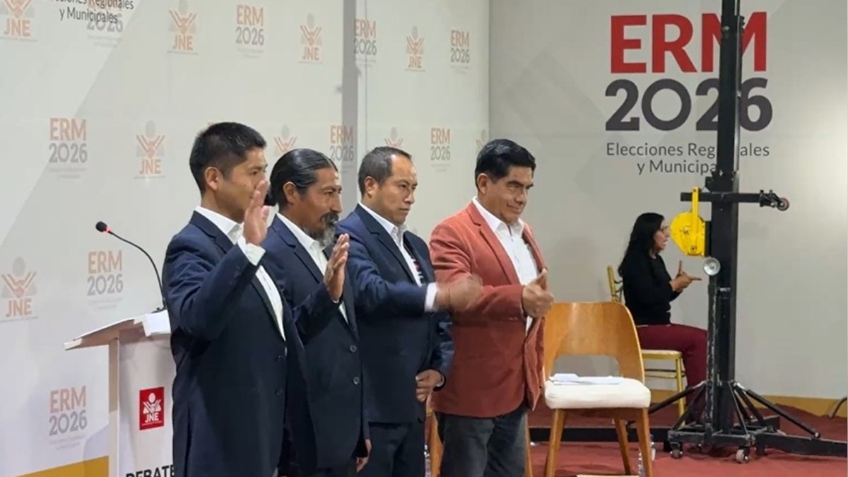 Junín fue sede del primer debate de candidatos a gobiernos regionales organizado por el JNE
