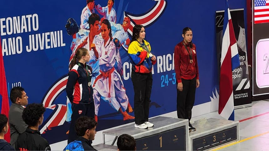 Pamela Arroyo ganó la medalla de bronce en Costa Rica.