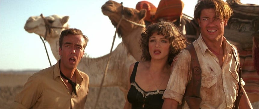 Brendan Fraser, John Hannah y Rachel Weisz formaron parte del elenco principal de las primeras entregas de 'La Momia'.