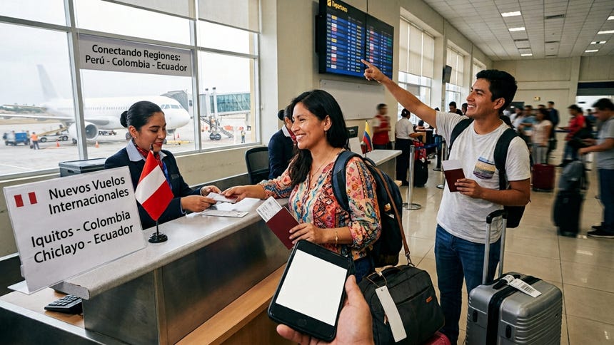 MTC alista nuevos vuelos internacionales desde regiones: Iquitos se conectará con Colombia y Chiclayo apunta a Ecuador