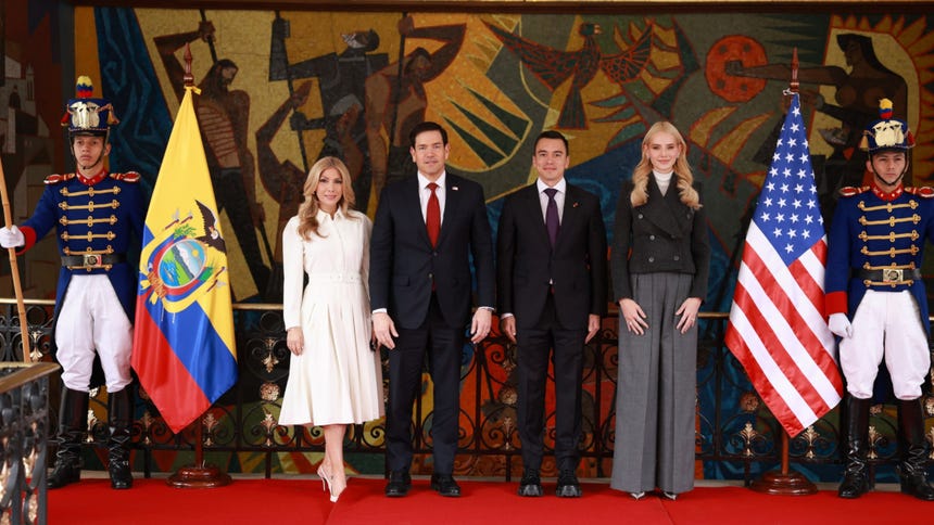 Ecuador: Daniel Noboa condecora a Marco Rubio y alaba su capacidad de resolver problemas