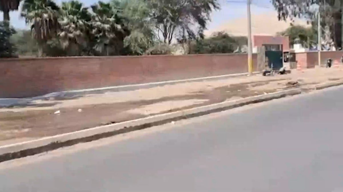 Cynthia García expresa su preocupación porque los constantes aniegos afecten a la nueva obra que se realiza en la zona. 