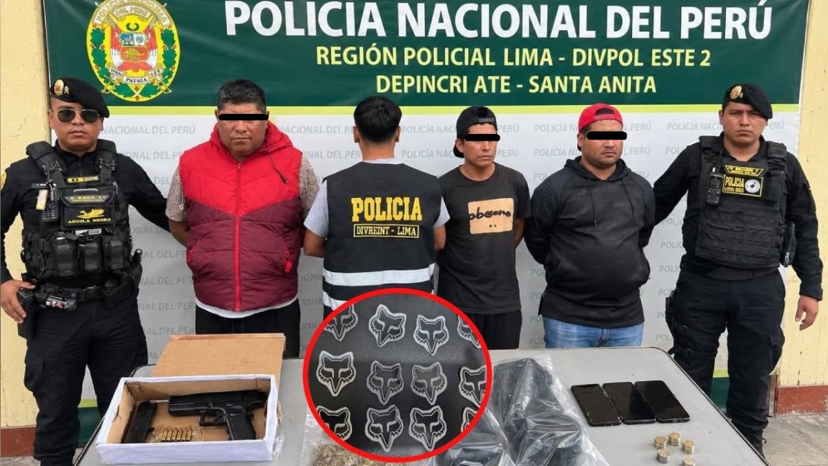 Evidencia de Marcaban a sus víctimas con stickers de zorros: desbaratan banda que extorsionaba a colectiveros de Ate