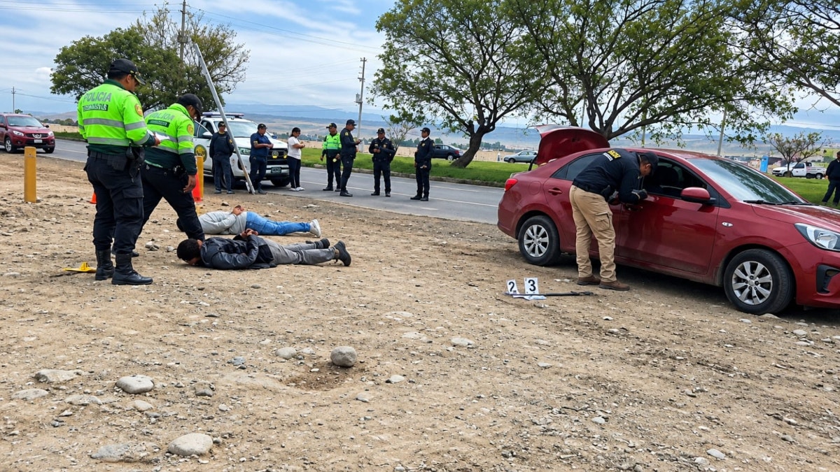 Tacna: Policía captura a dos hombres tras persecución y balacera cerca de Zofratacna