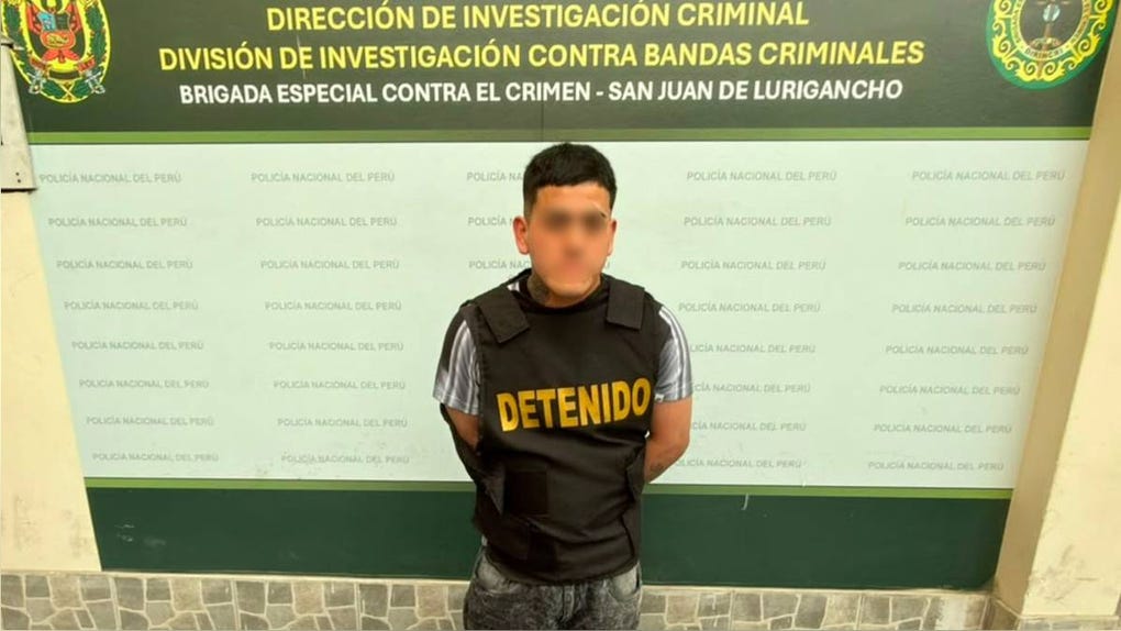 El detenido fue identificado por la Policía como  Jeremy Ramos Villena.