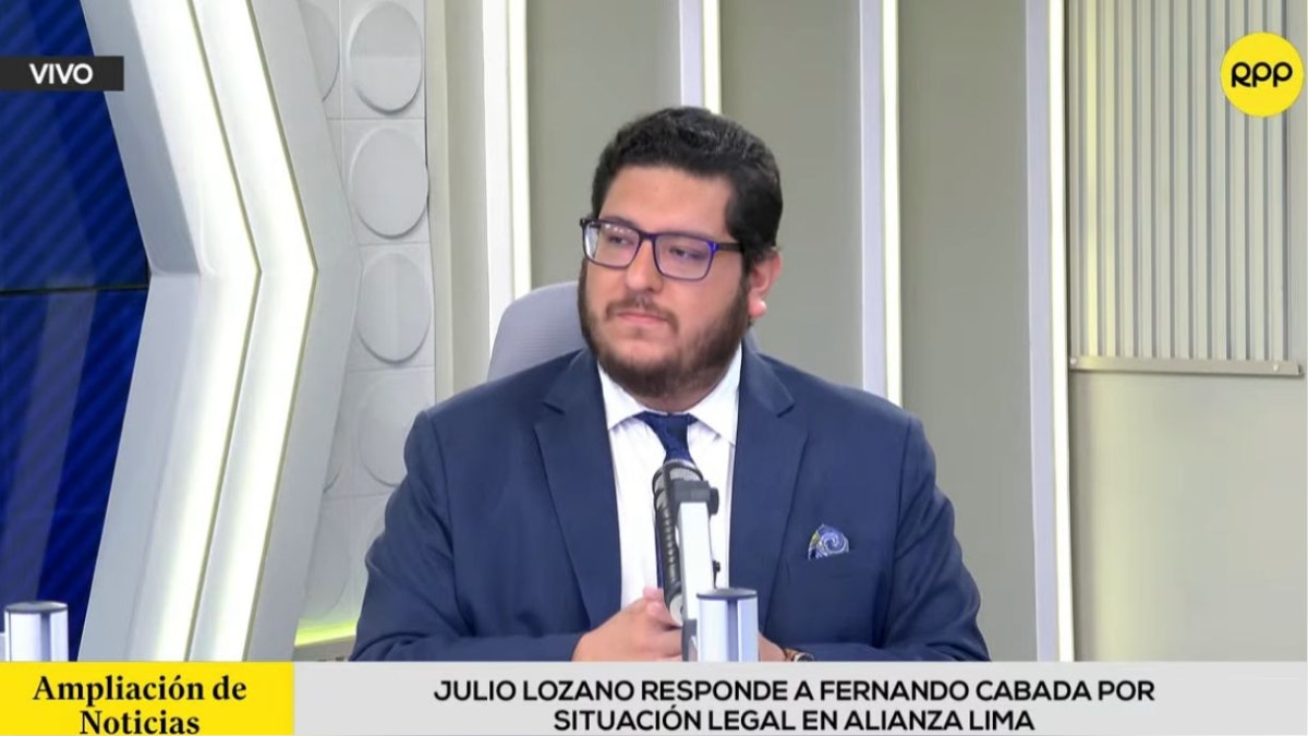 Julio Lozano responde a Fernando Cabada: “Es mi deber defender los intereses de Alianza Lima” [VIDEO]