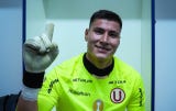 La felicidad de Diego Romero por la victoria crema en Matute.