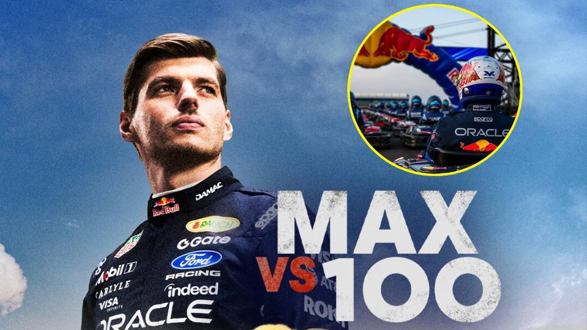 Max Verstappen correrá contra 100 pilotos en un vibrante desafío: todos los detalles de "la carrera de karts más grande"