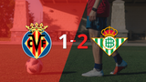 LaLiga EA Sports: Betis logró dar vuelta el marcador y vencer 2-1 a Villarreal