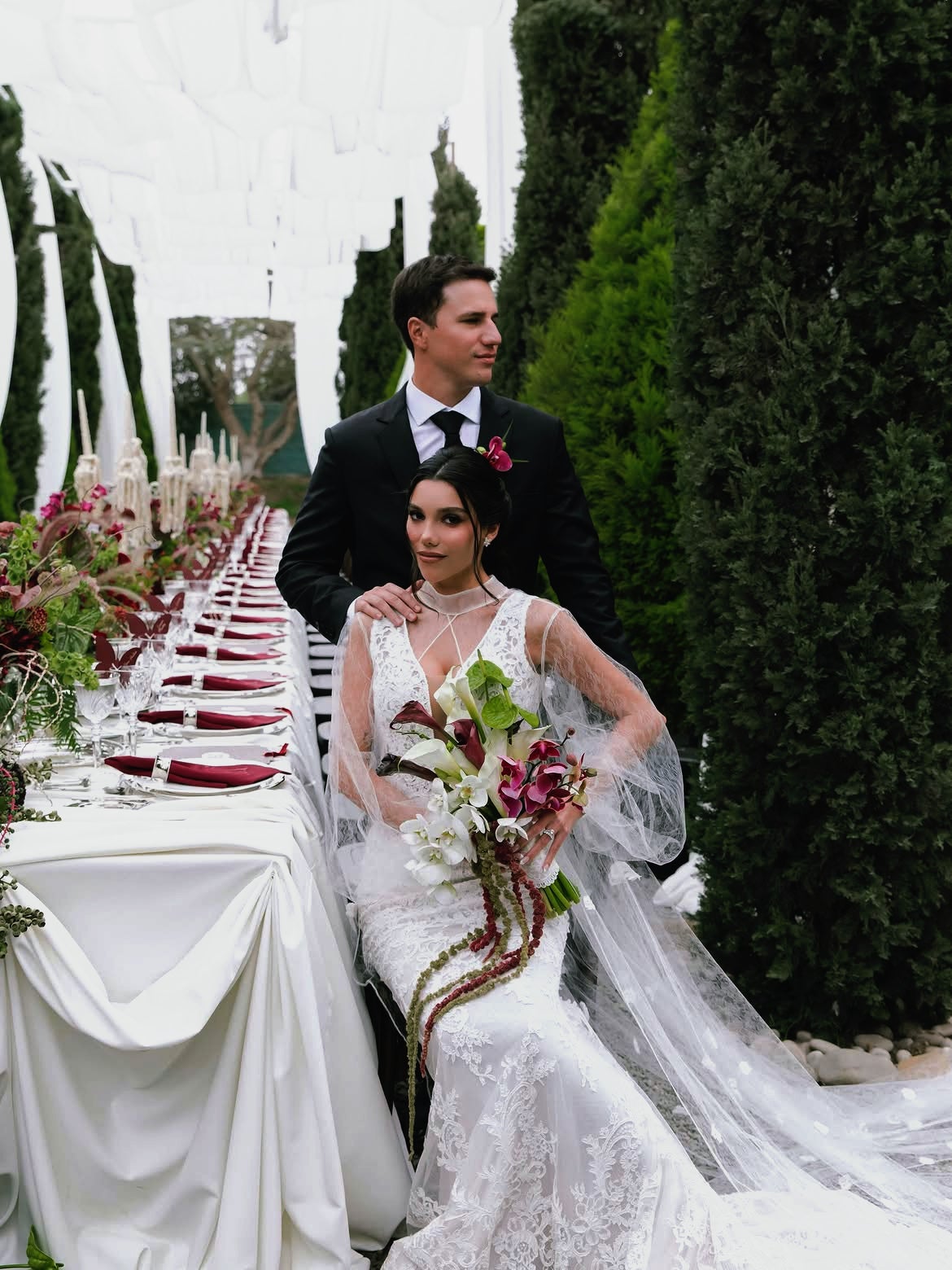 La influencer Mafer Neyra se casó con su novio Ernesto Cabieses el último sábado La influencer Mafer Neyra se casó con su novio Ernesto Cabieses el último sábado.