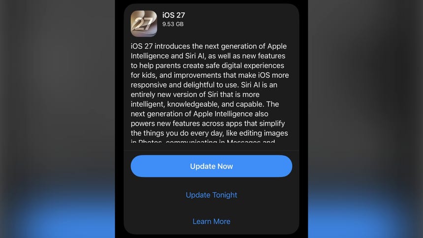 Actualización a iOS 27