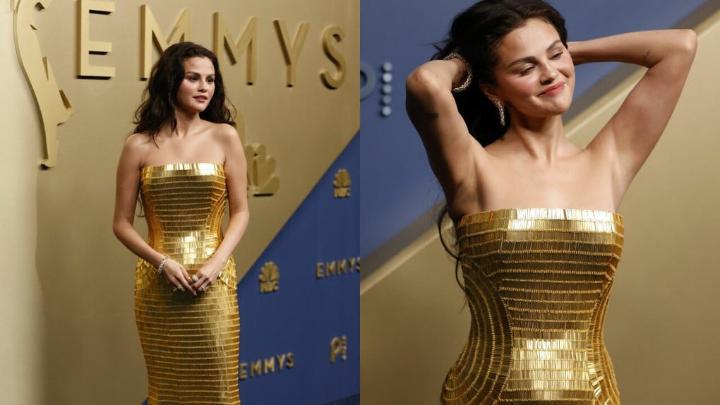 <strong></strong>Selena Gomez, protagonista y productora ejecutiva de Only Murders in the Building, llegó a la alfombra azul de los Emmy 2026. La serie compite por el premio a Mejor serie de comedia.