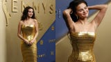 <strong></strong>Selena Gomez, protagonista y productora ejecutiva de Only Murders in the Building, llegó a la alfombra azul de los Emmy 2026. La serie compite por el premio a Mejor serie de comedia.