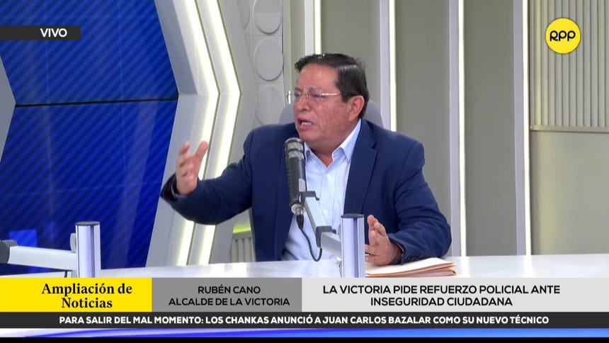 Rubén Cano sostuvo que habría candidatos a la alcaldía de La Victoria vinculados a organizaciones criminales.