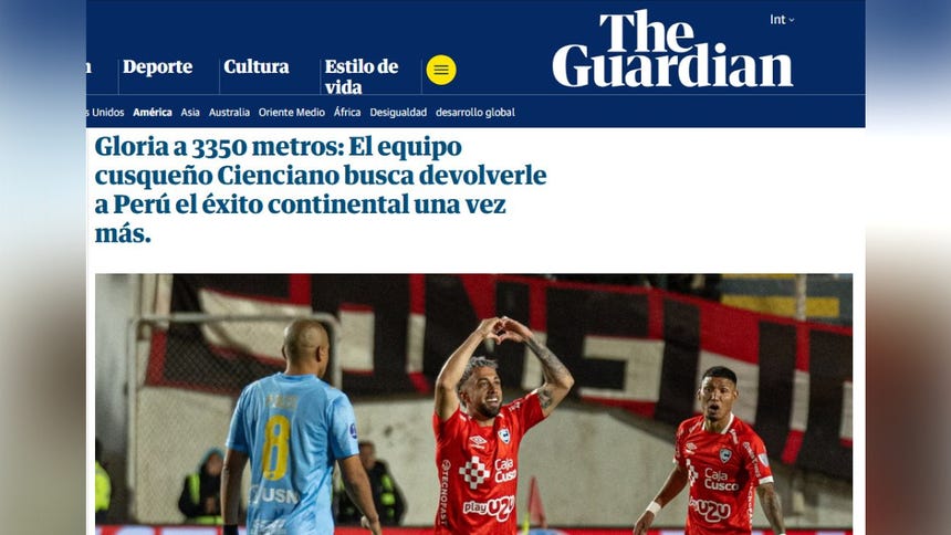 Cienciano en The Guardian