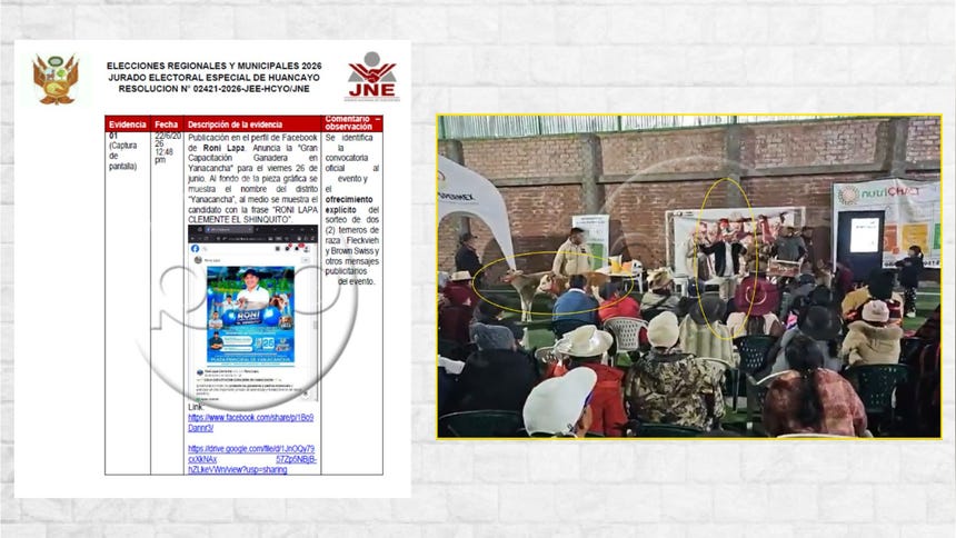 Extractos del expediente del caso de Roni Lapa vinculado a dádivas.
