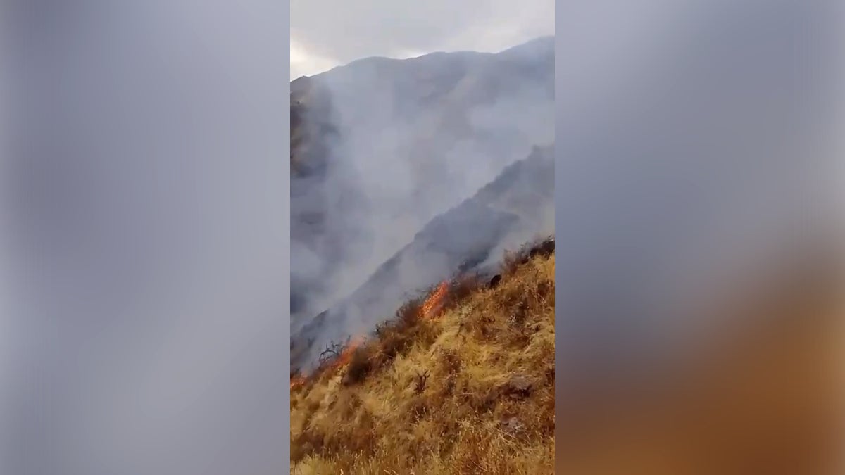 El fuego se inició ayer en el anexo de Amaylla cuando un agricultor limpiaba su chacra. 