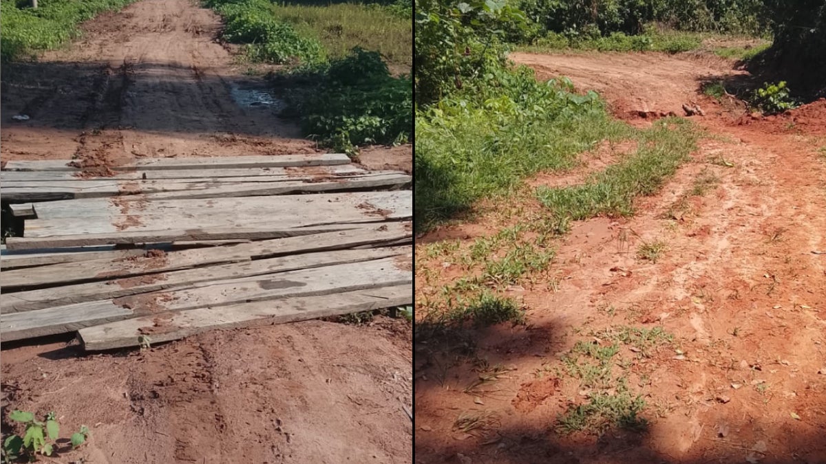 Las lluvias afectas mucho el estado de la carretera porque es tierra y se enloda