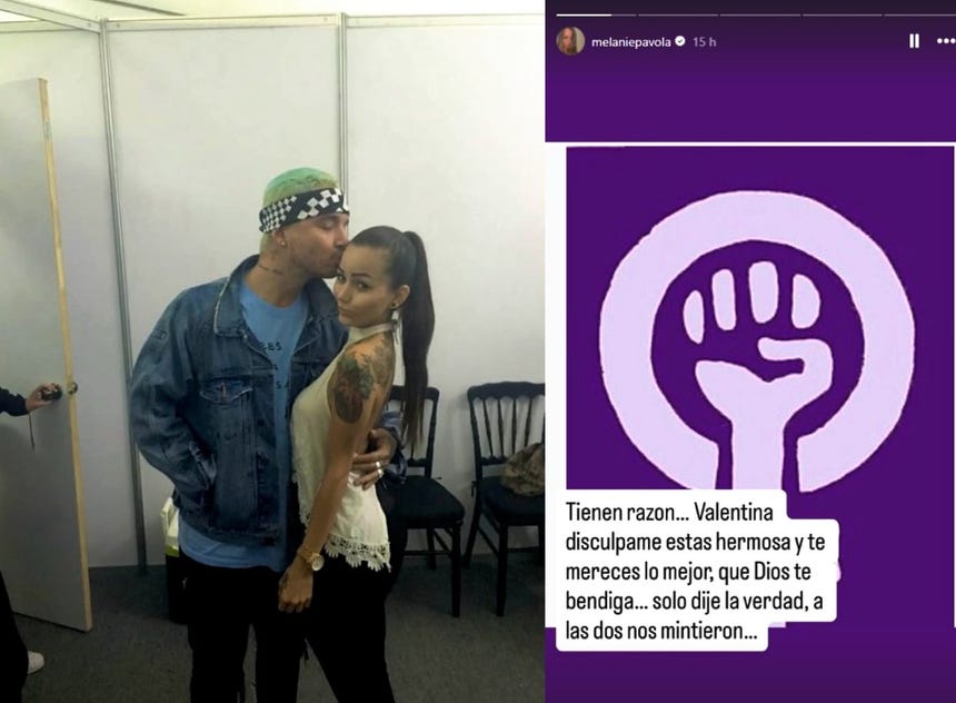 Influencer mexicana Melanie Pavola compartió fotos con J Balvin en julio de este año.