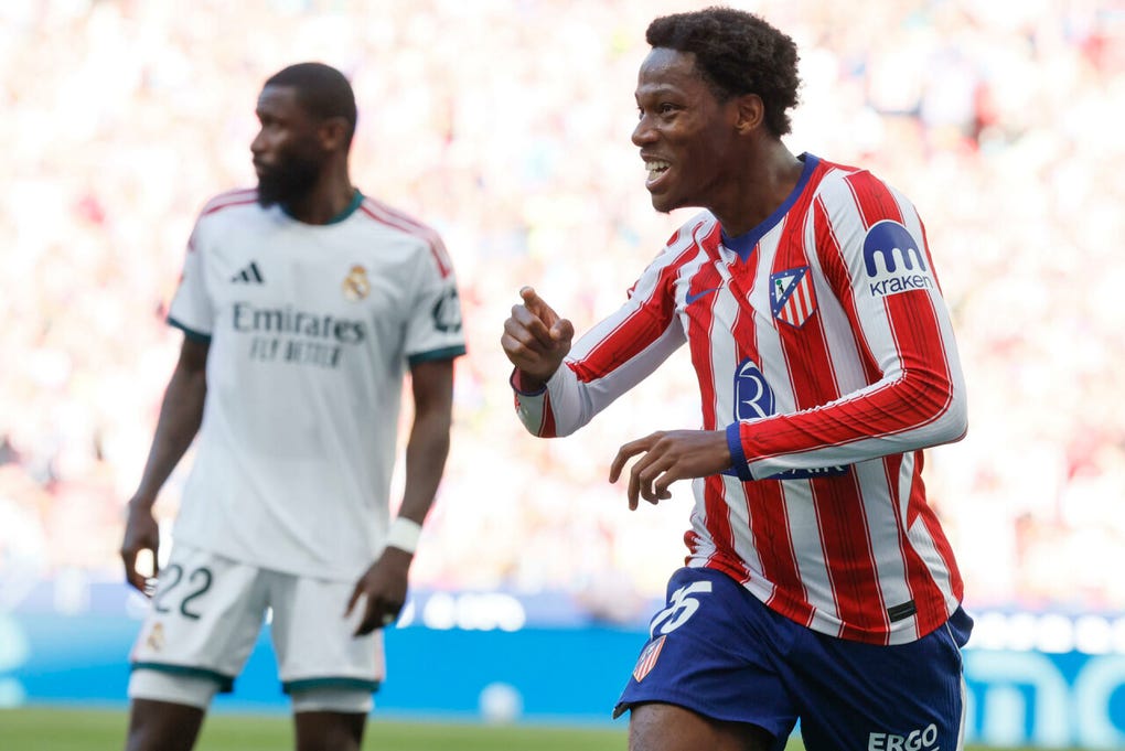 Jonathan David marcó el segundo gol contra el Madrid.