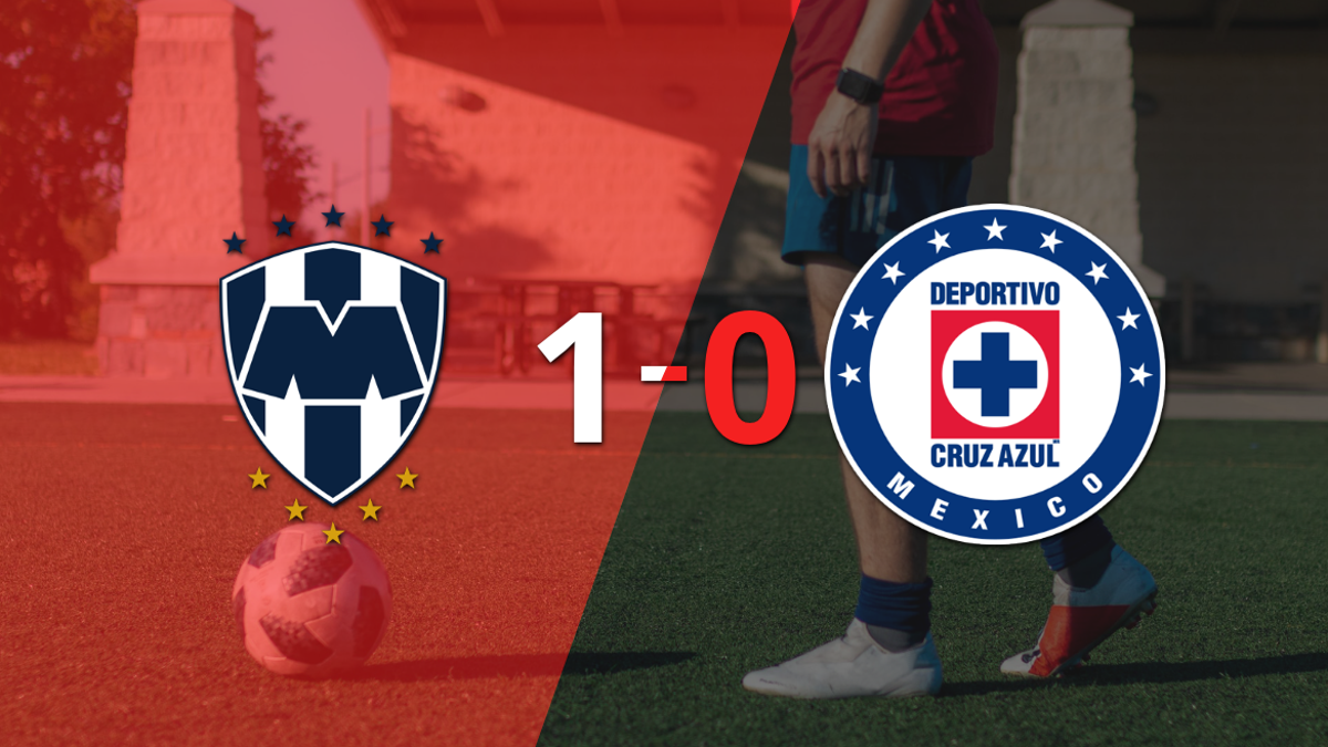 Liga MX: A CF Monterrey le alcanzó con un gol para derrotar a Cruz Azul en el estadio BBVA Bancomer
