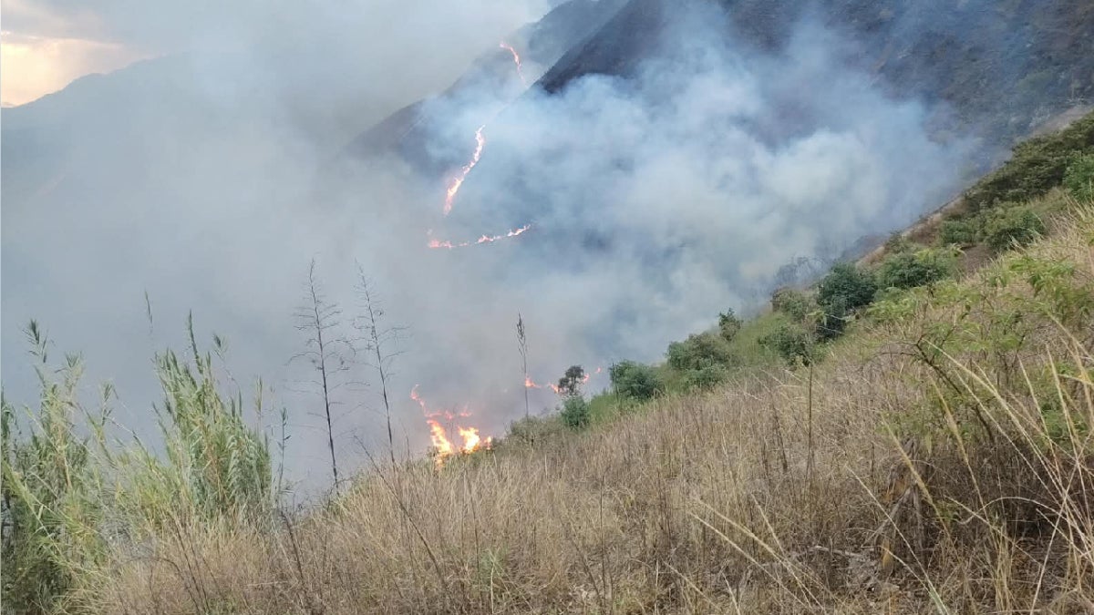 Pobladores de esta zona de Huancayo solicitan apoyo de inmediato de los bomberos