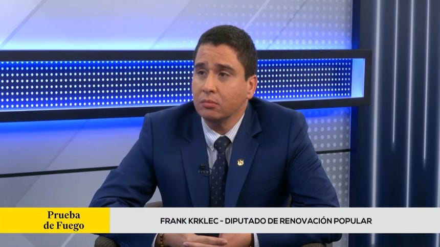 Frank Krklek, diputado de Fuerza Popular: "El peor delincuente en Perú tiene derecho a que prescriba su delito"