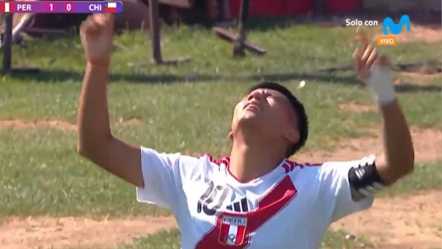 El golazo de Piero Cari ante Chile que fue clave para que Perú gane la medalla de bronce en los Juegos Suramericanos
