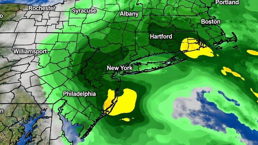 Tormenta Nor'eastern pone en alerta a la costa este de Estados Unidos