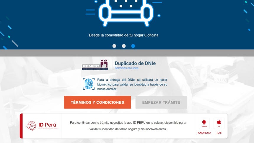 Trámite para el duplicado de tu DNIe