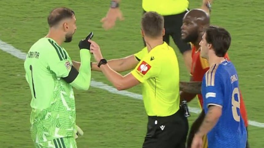 Casi se van a las manos: fuerte cruce entre Donnarumma y Lukaku en el Italia vs Bélgica [VIDEO]