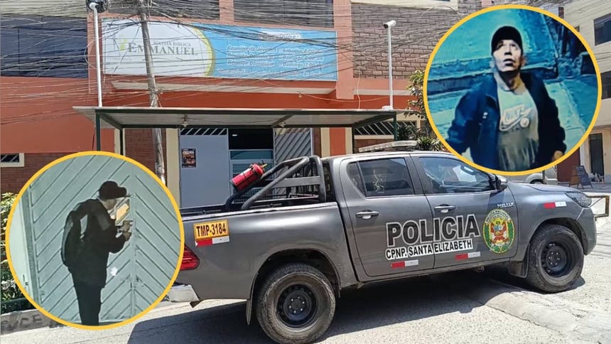 SJL: ladrón irrumpió en iglesia evangélica y se llevó equipos y bienes valorizados en miles de soles [VIDEO]