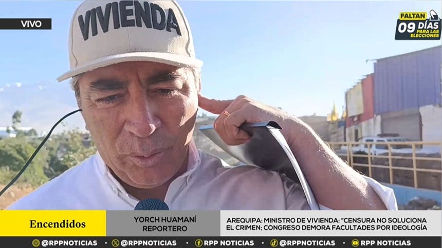 Ministro de Vivienda sobre moción de censura contra César Astudillo: "Un cambio de ministro no soluciona el problema"