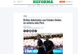 <strong>Reforma de México:</strong> Brillan debutantes con Estados Unidos en victoria ante Perú