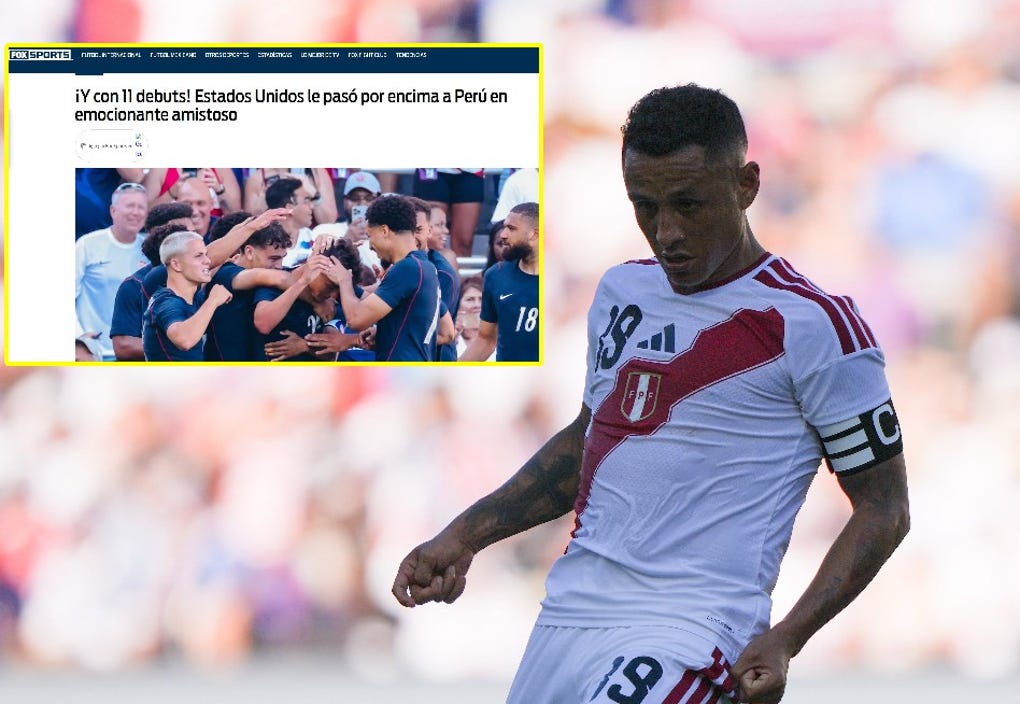 "Lo pasó por encima a Perú": prensa mundial destacó triunfo de Estados Unidos en amistoso internacional [FOTOS] - Foto 1