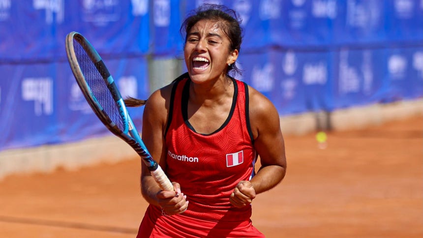 ¡Oro para Perú! Dana Guzmán se consagra campeona suramericana de tenis y clasifica a Lima 2027