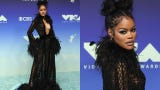 La actriz estadounidense <strong>Teyana Taylor</strong> lució un llamativo escote en la alfombra de los MTV Video Music Awards 2026.