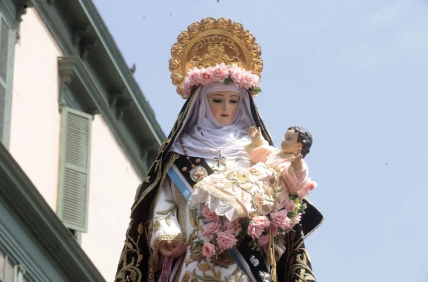 Santa Rosa de Lima nació en 1586. 