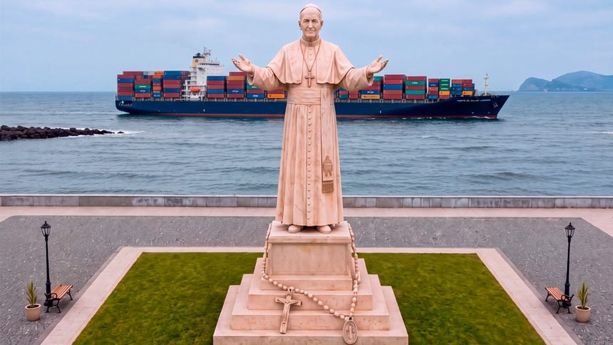 Caja Huancayo se suma al proyecto de la escultura monumental del Papa León XIV en el Callao