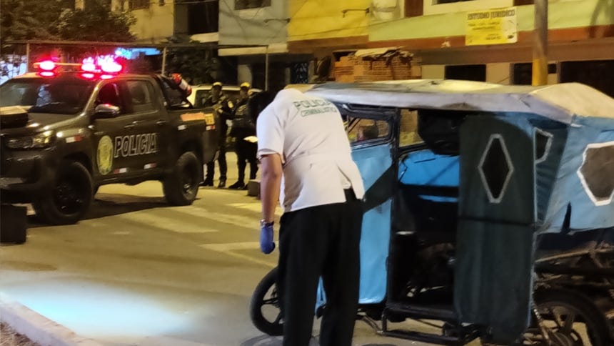 Comas: un mototaxista falleció tras ser atacado a balazos por sujetos que iban en moto lineal