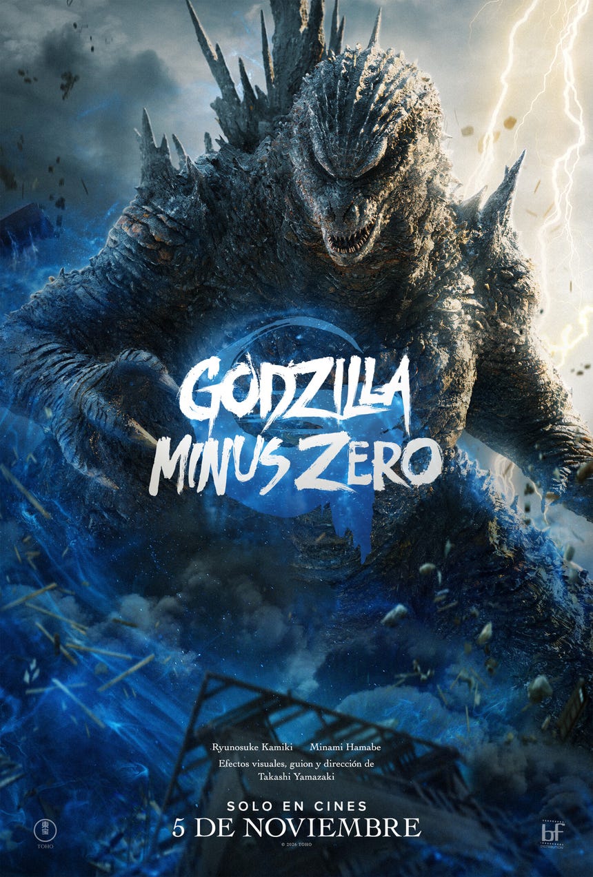 'Godzilla Minus Zero' presentó su tráiler oficial y póster antes de su llegada a los cines.