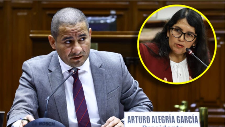 Alegría dice que Avendaño perdió "competencias" para abordar solicitud de facultades y no descartó censura en su contra