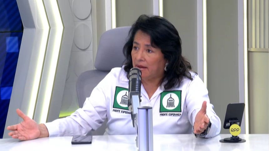 Elizabeth León, candidata del Frente Esperanza, propone crear una central de supervisión de la seguridad y el transporte