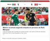 <strong>ESPN de México:</strong> México acumula segundo empate en proceso de Rafa Márquez