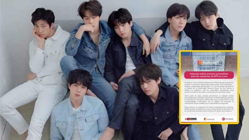 Indecopi anunció acciones preventivas ante los conciertos de BTS en Lima