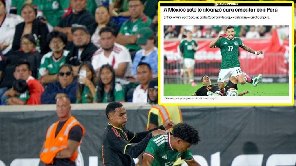 "Solo le alcanzó para empatar": prensa mexicana preocupada tras duelo ante Perú en amistoso [FOTOS] - Foto 1