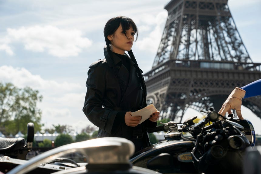 In a preview of 'Wednesday', you can see that the story will move to Paris in its third season.