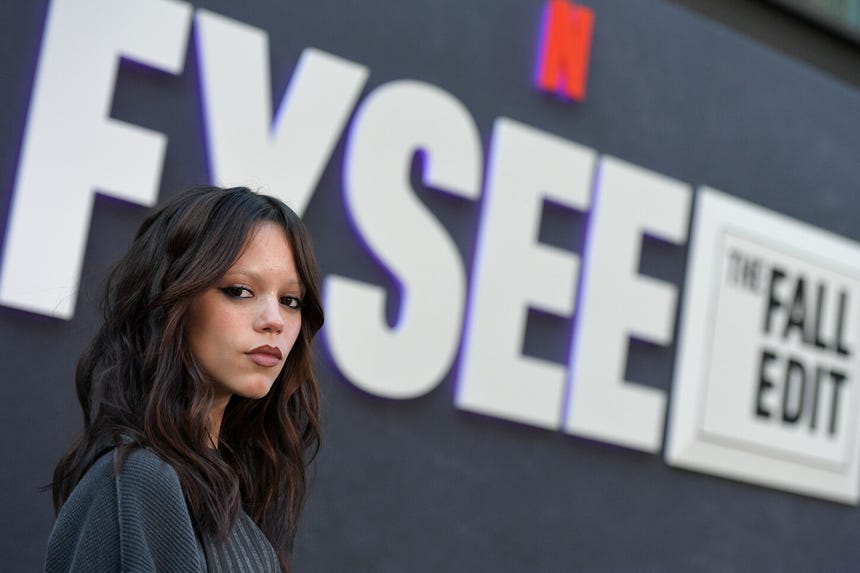 Jenna Ortega plays Wednesday Addams in the Netflix series.